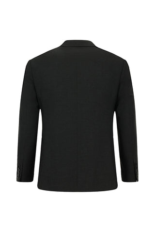  Koyu Füme 6 Drop Regular Fit Standart Kesim Yünlü Takım Elbise