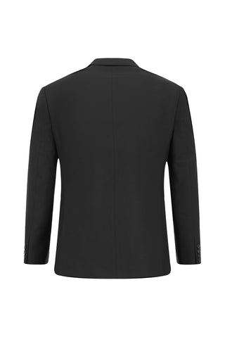 Koyu Füme 6 Drop Regular Fit Standart Kesim Mono Yaka Yünlü Takım Elbise