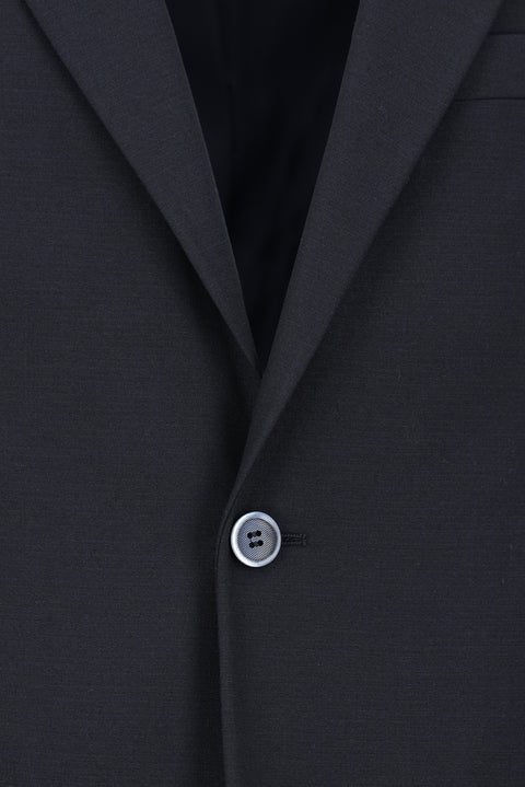 Dark Navy 4-Drop Relaxed Fit Wool Suit