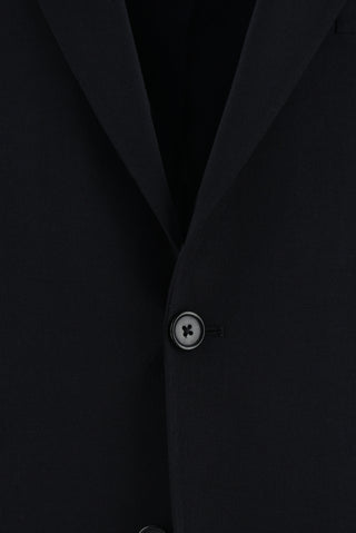  Koyu Lacivert 7 Drop Slim Fit Dar Kesim Yünlü Takım Elbise