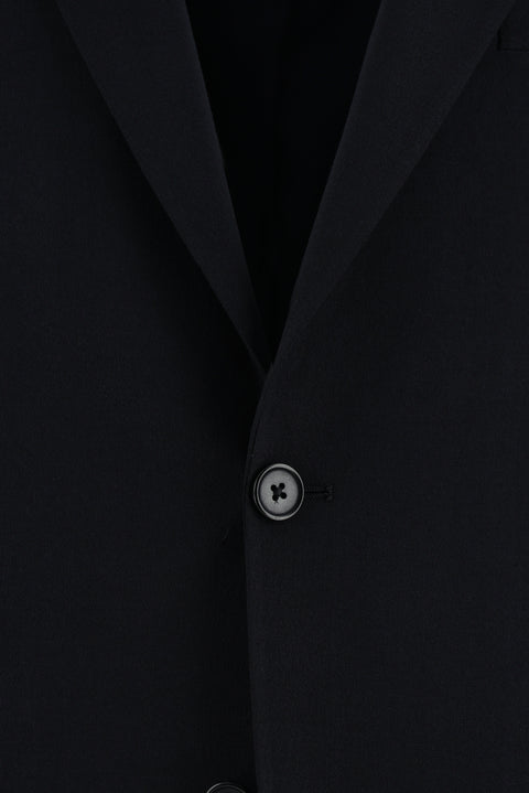 Dark Navy 4-Drop Relaxed Fit Wool Suit