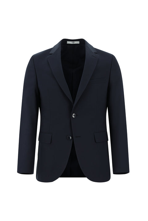 Dark Navy 7 Drop Slim Fit Narrow Cut Wool Suit