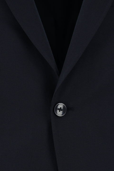 Dark Navy 7 Drop Slim Fit Narrow Cut Wool Suit