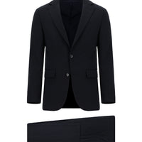 Dark Navy 7 Drop Slim Fit Narrow Cut Wool Suit