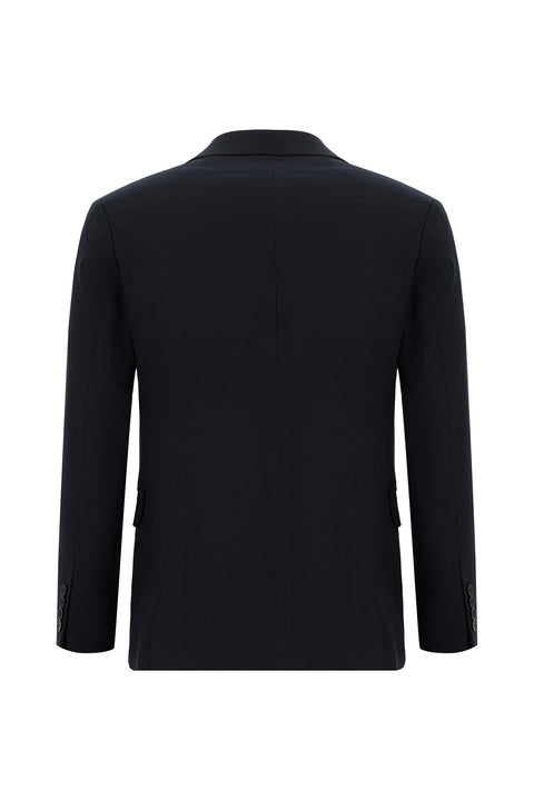 Dark Navy 6 Drop Regular Fit Standard Cut Wool Suit