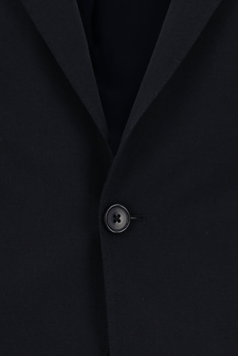 Dark Navy 8-Drop Muscle Fit Long Athletic Cut Wool Suit