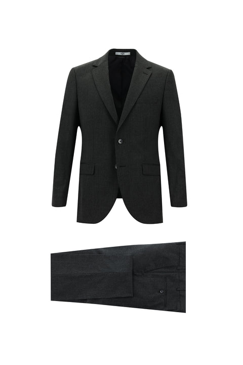 Dark Gray 4-Drop Relaxed Fit Suit