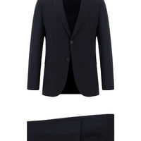 Dark Navy 7 Drop Slim Fit Narrow Cut Wool Suit