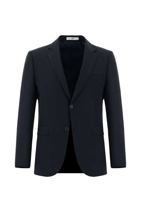 Dark Navy 7 Drop Slim Fit Narrow Cut Wool Suit