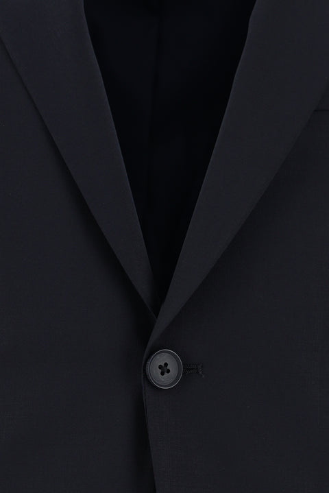 Dark Navy 7 Drop Slim Fit Narrow Cut Wool Suit