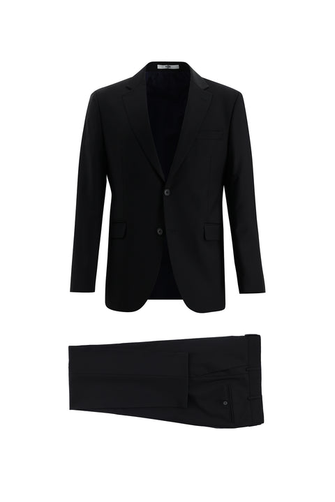 Dark Navy 6 Drop Regular Fit Standard Cut Wool Suit