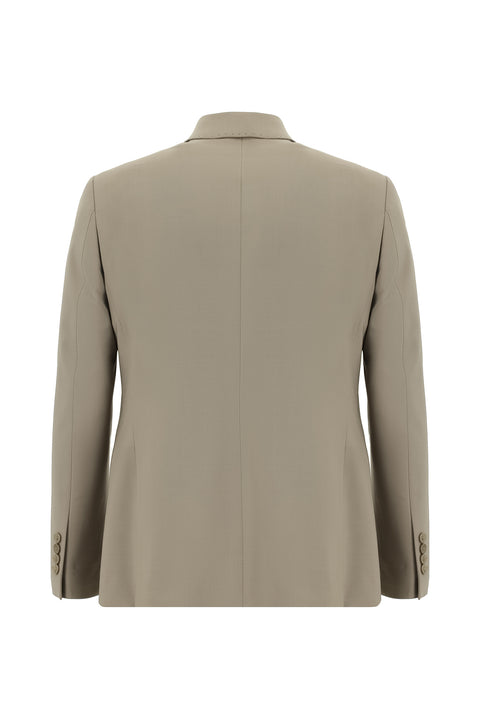 Light Mink 7 Drop Slim Fit Narrow Cut Wool Suit