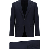 Dark Navy 6 Drop Regular Fit Standard Cut Wool Suit