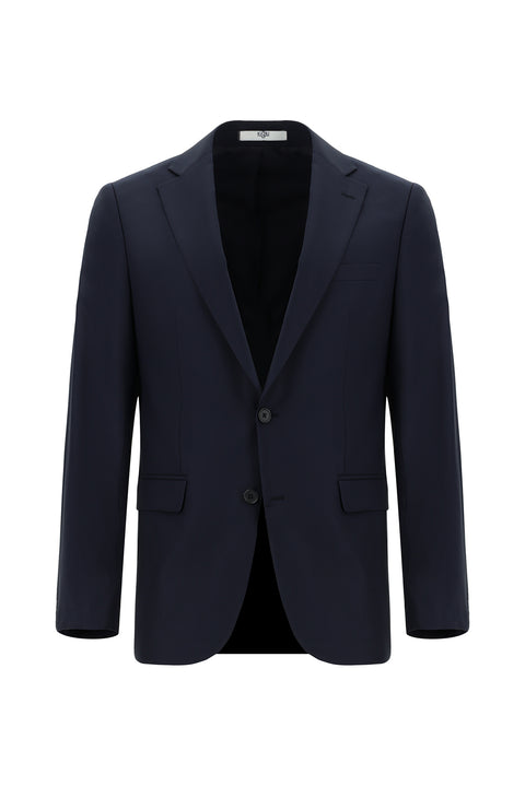 Dark Navy 6 Drop Regular Fit Standard Cut Wool Suit