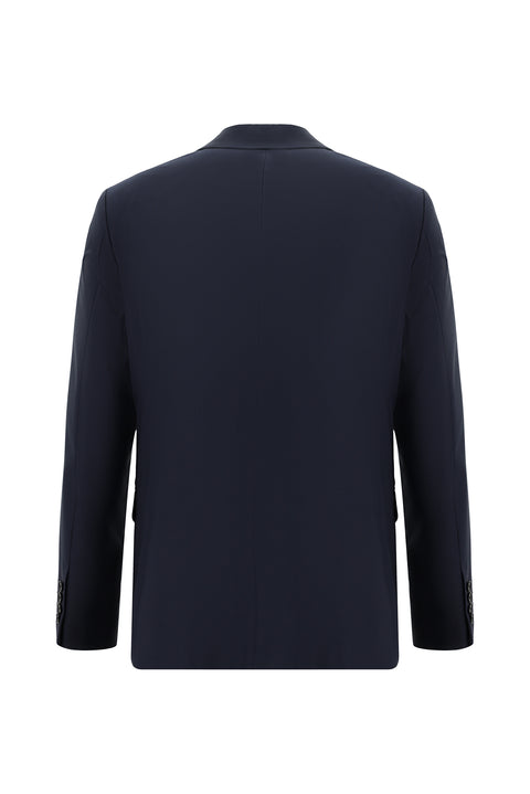 Dark Navy 6 Drop Regular Fit Standard Cut Wool Suit