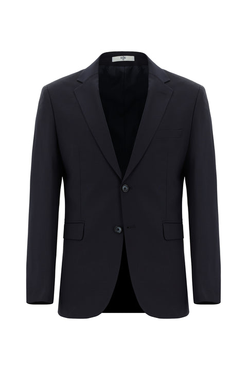 Dark Navy 7 Drop Slim Fit Narrow Cut Wool Suit