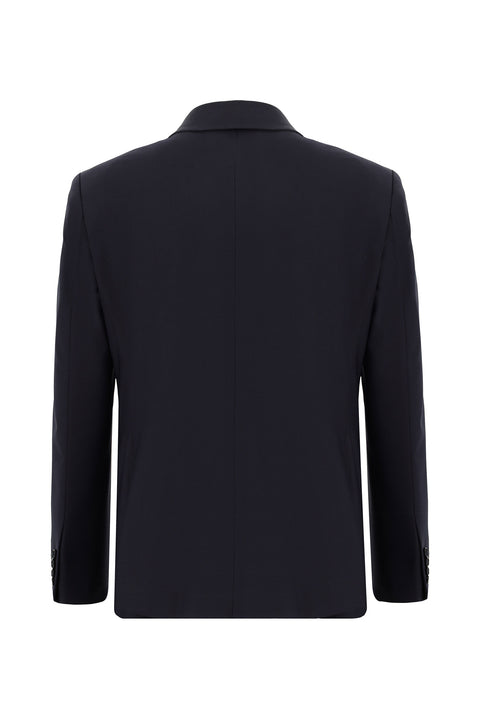 Dark Navy 6 Drop Regular Fit Standard Cut Wool Suit