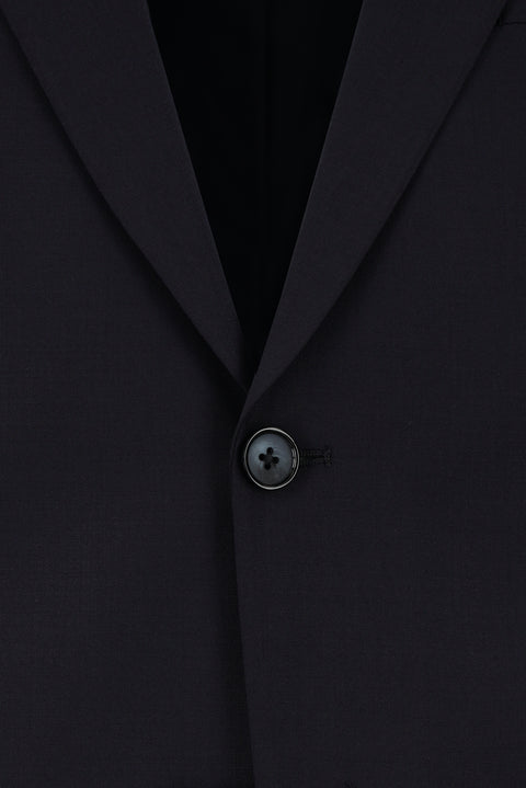 Dark Navy 6 Drop Regular Fit Standard Cut Wool Suit