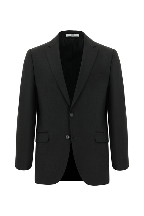 Dark Anthracite 6 Drop Regular Fit Standard Cut Wool Suit