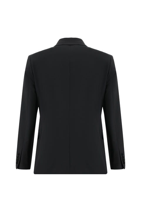Black 7 Drop Slim Fit Narrow Cut Wool Suit