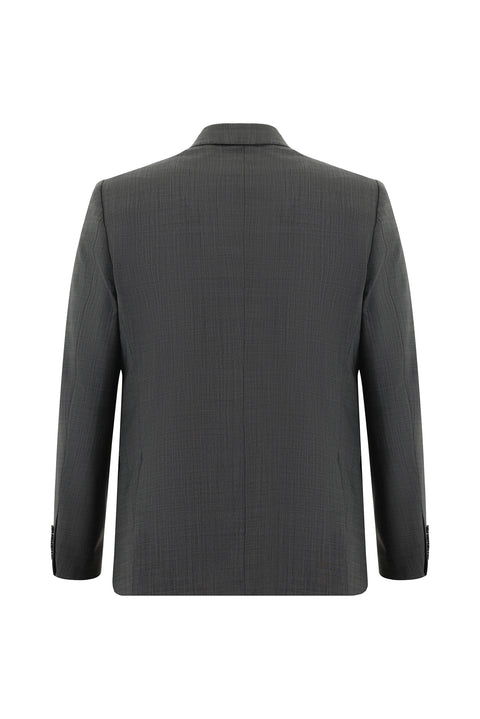 Medium Anthracite 6 Drop Regular Fit Standard Cut Wool Suit