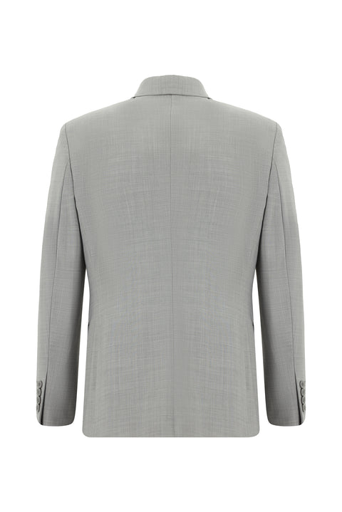 Medium Grey 6 Drop Regular Fit Standard Cut Wool Suit