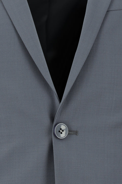 Dark Gray 6-Drop Regular Fit Standard Cut Wool Suit