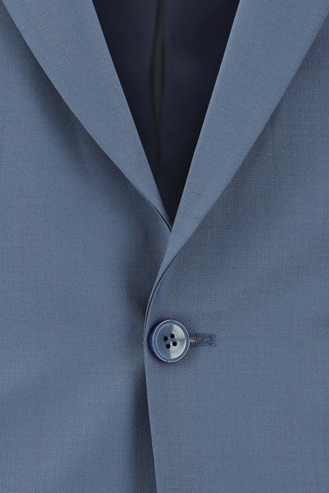 Dark Blue 6 Drop Regular Fit Standard Cut Wool Suit