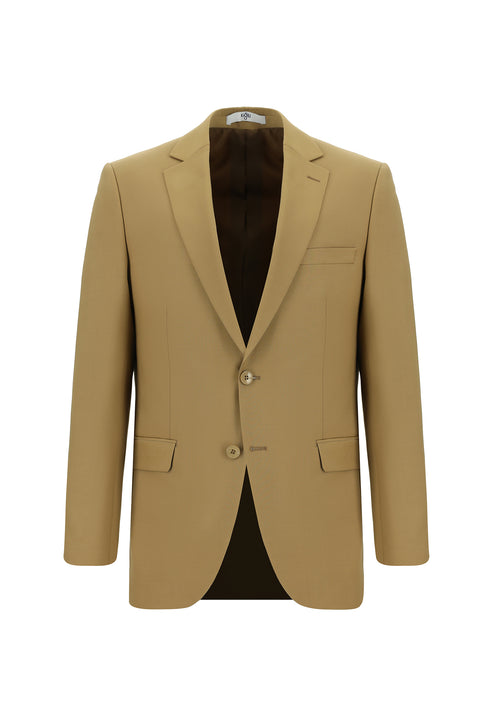 Taba 4 Drop Relaxed Fit Rahat Kesim Yünlü Takım Elbise