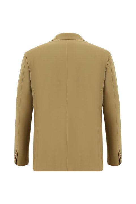 Tan 7 Drop Super Slim Fit Extra Narrow Cut Wool Suit