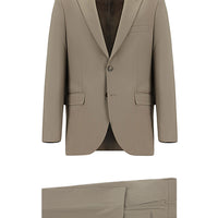Light Mink 4 Drop Relaxed Fit Wool Suit