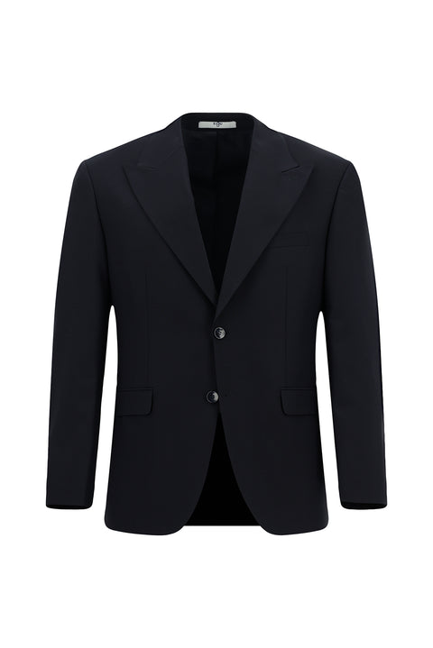 Dark Navy 7 Drop Slim Fit Narrow Cut Wool Suit