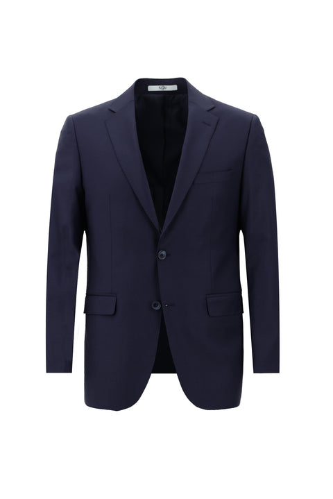 Medium Navy 6 Drop Regular Fit Standard Cut Wool Suit