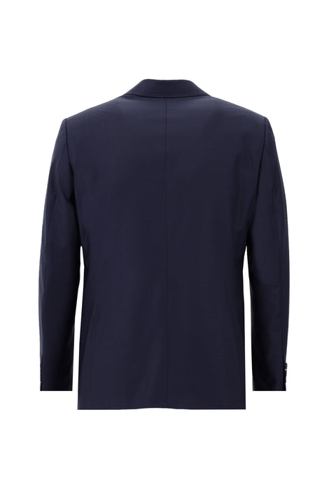 Medium Navy 6 Drop Regular Fit Standard Cut Wool Suit