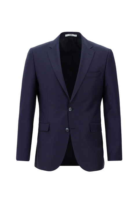Medium Navy 6 Drop Regular Fit Standard Cut Wool Suit