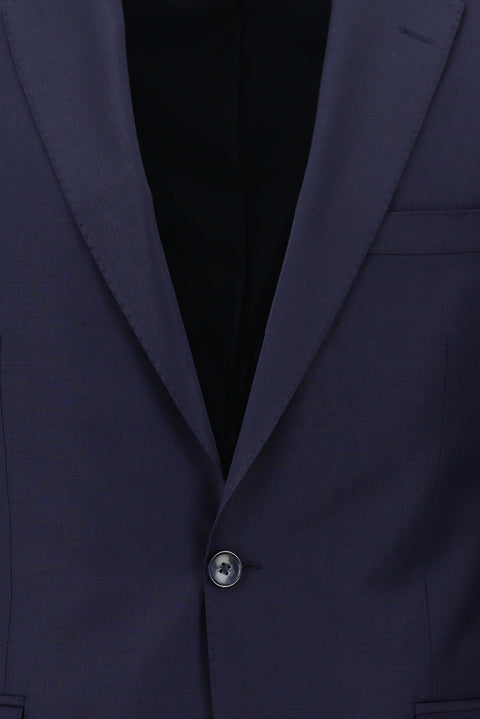 Medium Navy 6 Drop Regular Fit Standard Cut Wool Suit