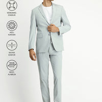Taş Techno-Line 7 Drop Super Slim Fit Eksra Dar Kesim Beli Lastikli İpli Çantalı Likralı Takım Elbise
