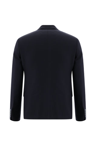  Koyu Lacivert 7 Drop Slim Fit Dar Kesim Keten Karışımlı Takım Elbise