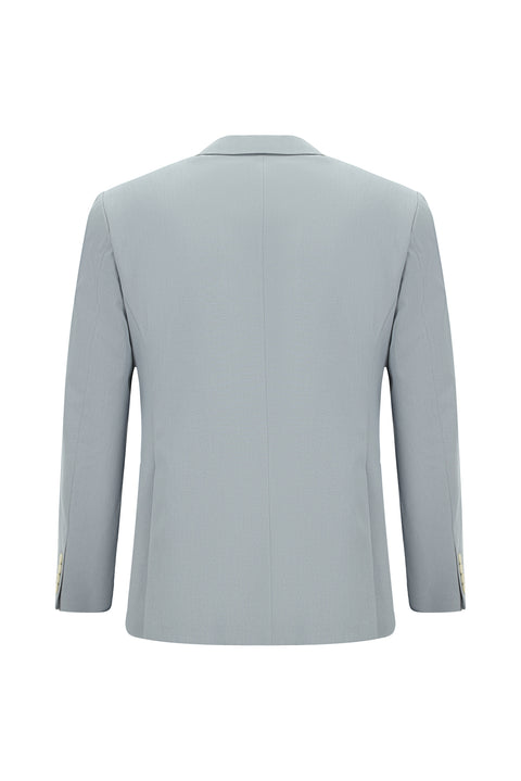 Cloud Grey 6 Drop Regular Fit Standard Cut Cotton Lyocell Double-Breasted Suit