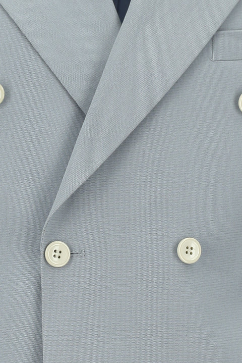 Cloud Grey 6 Drop Regular Fit Standard Cut Cotton Lyocell Double-Breasted Suit