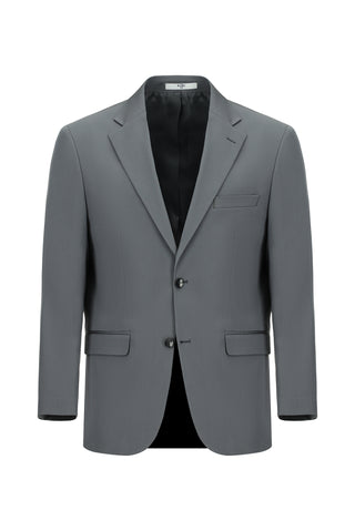  Orta Füme 4 Drop Relaxed Fit Rahat Kesim Pamuklu Lyocell Takım Elbise