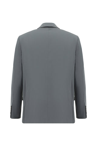  Orta Füme 4 Drop Relaxed Fit Rahat Kesim Pamuklu Lyocell Takım Elbise