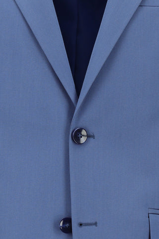  Koyu Mavi  7 Drop Slim Fit Dar Kesim Pamuklu Lyocell Takım Elbise