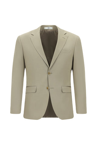  Koyu Bej 7 Drop Slim Fit Dar Kesim Pamuklu Lyocell Takım Elbise