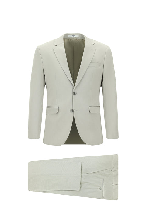 Stone 4 Drop Relaxed Fit Comfortable Cut Cotton Lyocell Suit