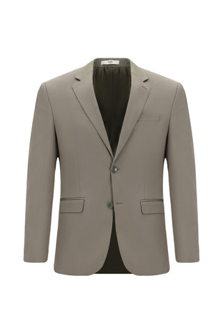  Koyu Vizon 7 Drop Slim Fit Dar Kesim Pamuklu Lyocell Takım Elbise