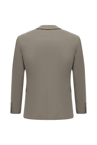  Koyu Vizon 7 Drop Slim Fit Dar Kesim Pamuklu Lyocell Takım Elbise