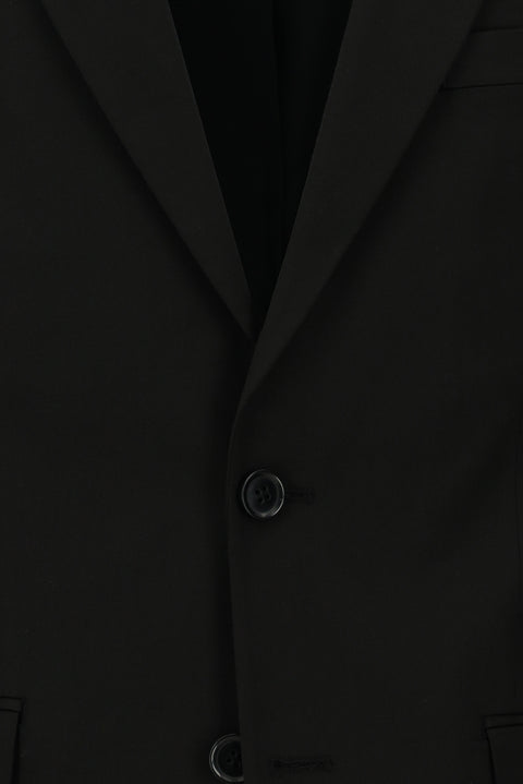 Black 4-Drop Relaxed Fit Suit