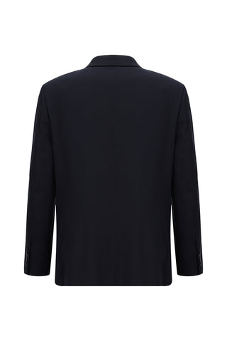  Koyu Lacivert 4 Drop Relaxed Fit Rahat Kesim Takım Elbise