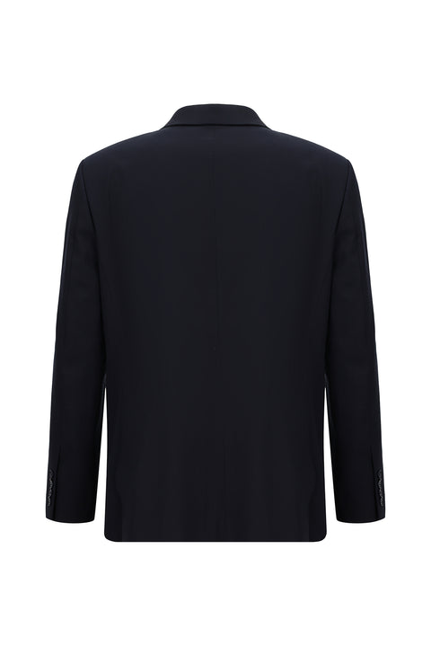 Dark Navy 4-Drop Relaxed Fit Suit